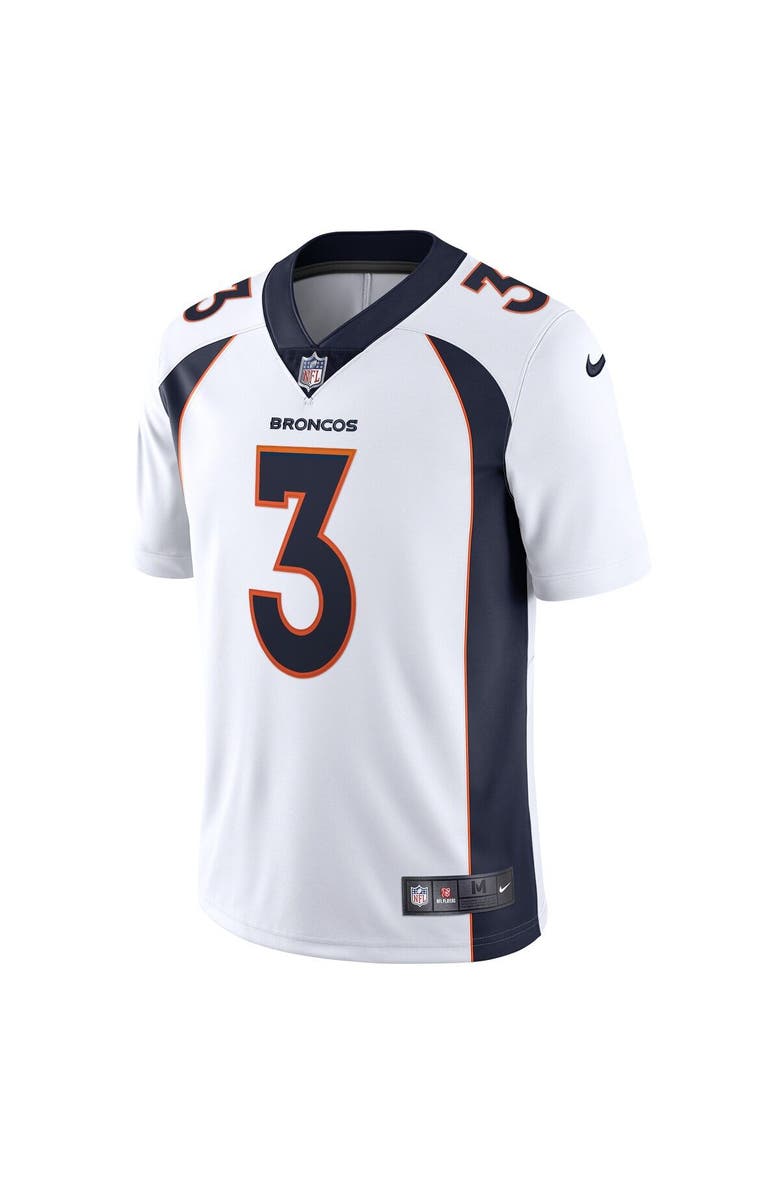 Nike Men's Nike Russell Wilson White Denver Broncos Team Vapor Limited Jersey, Alternate, color, 