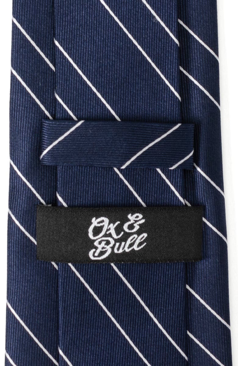 Cufflinks, Inc. Classi Stripe Silk Tie, Alternate, color, Navy