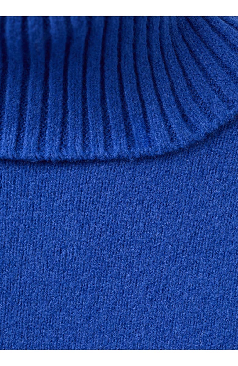 MANGO Turtleneck Sweater, Alternate, color, Vibrant Blue