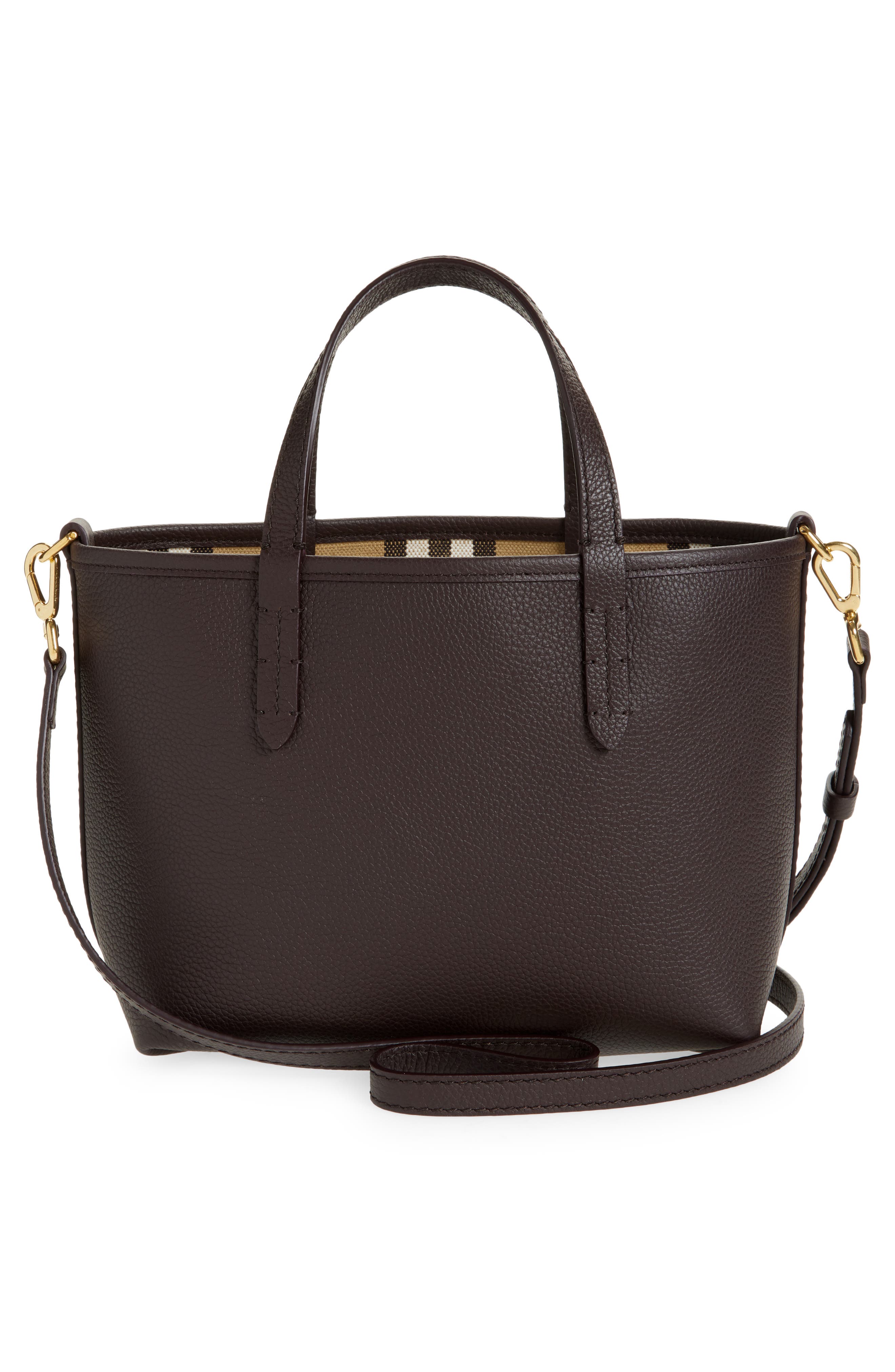 Burberry Medium Reversible Tote, Alternate, color, Peat/ Sand