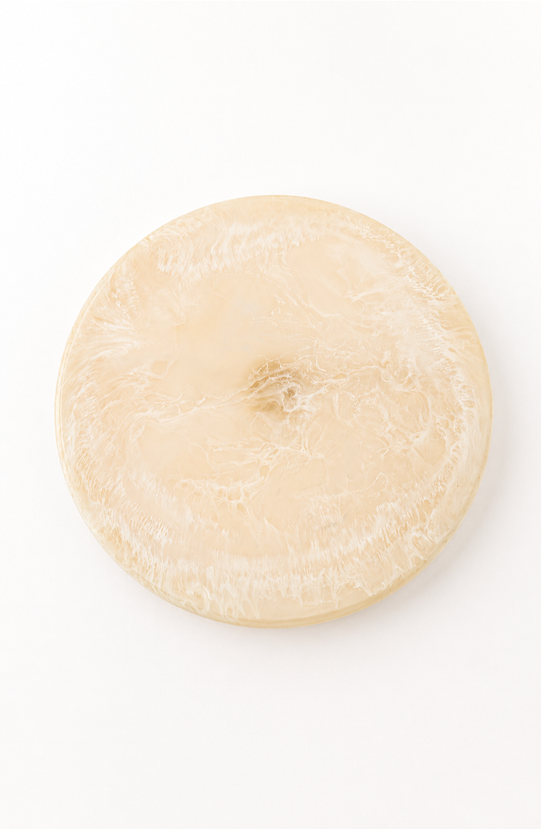 Jeanne Fitz Resin Collection Cake Stand - Cream, Alternate, color, Cream