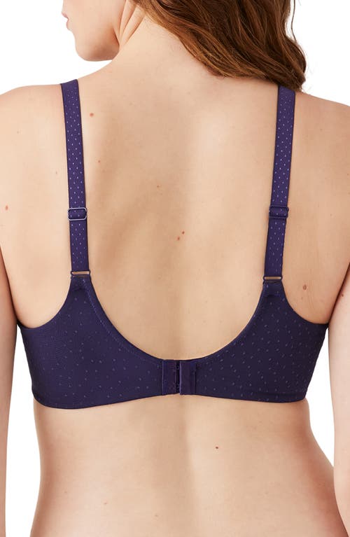Wacoal Back Appeal Smoothing Underwire Bra In Purple