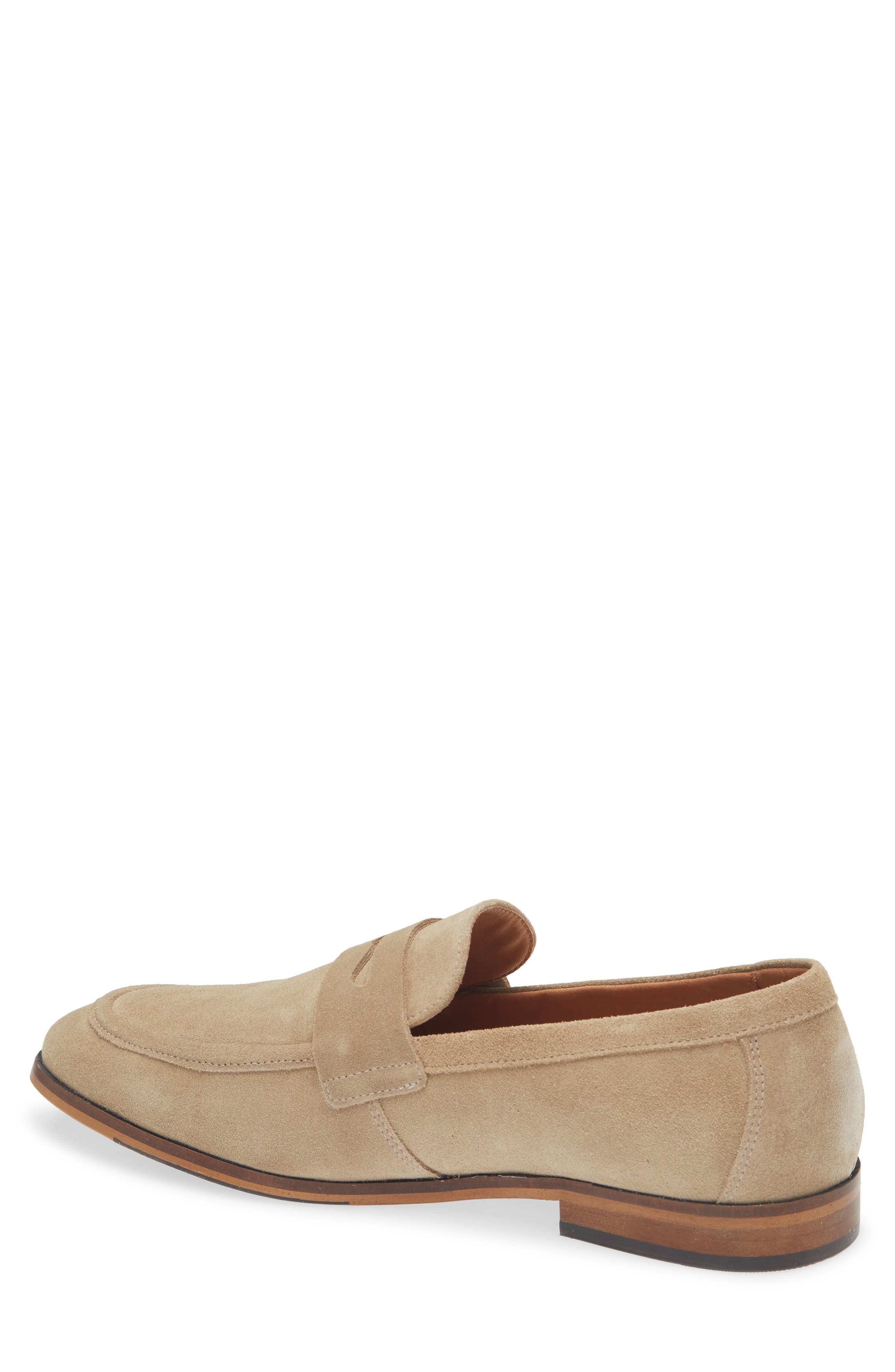 Bruno Magli Modena Loafer, Alternate, color, Taupe Suede