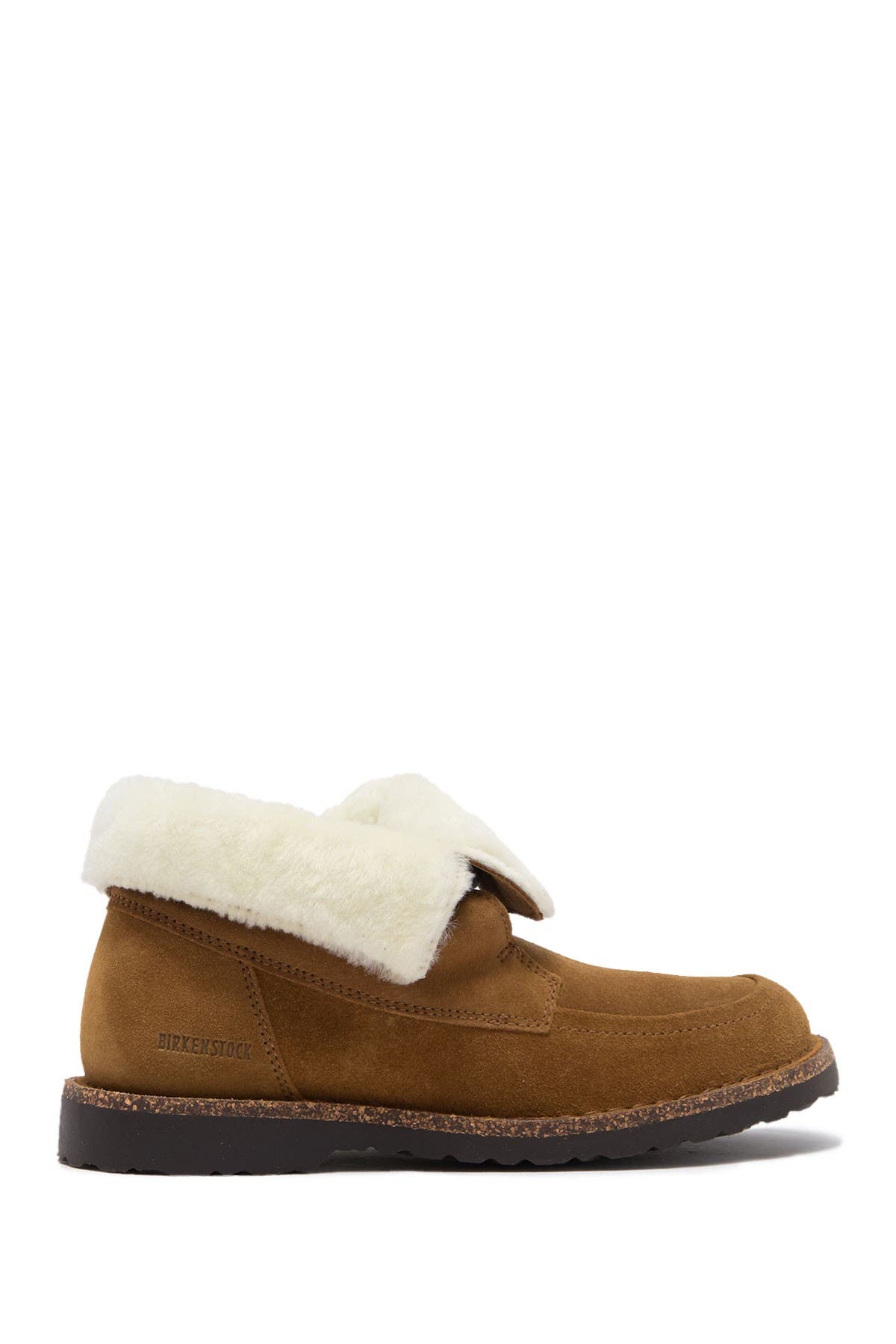 Birkenstock Bakki Genuine Shearling Lined Suede Boot - Discontinued, Alternate, color, 