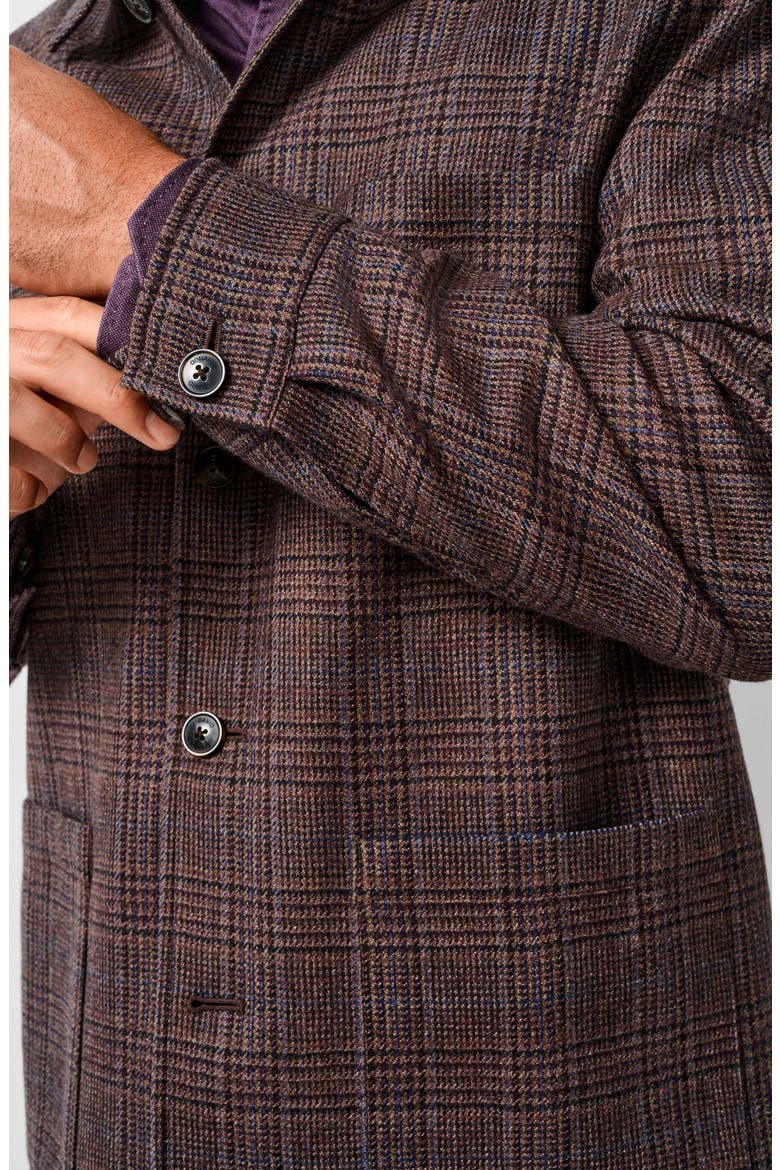 Wool Shirt Jacket, Alternate, color, BROWN