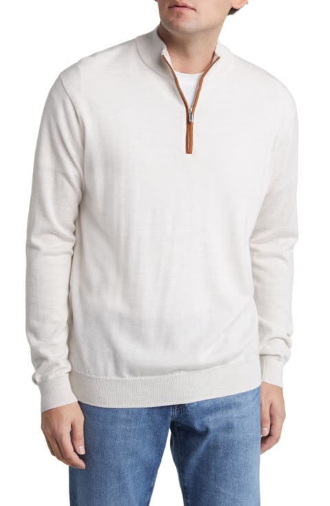 Autumn Crest Wool Blend Quarter Zip Pullover