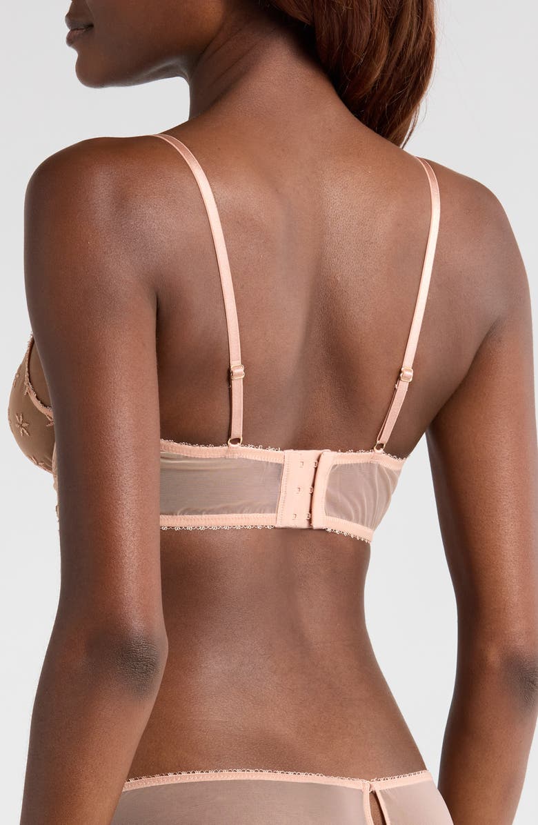 Etam Nacre Underwire Balconette Bra, Alternate, color, Blush