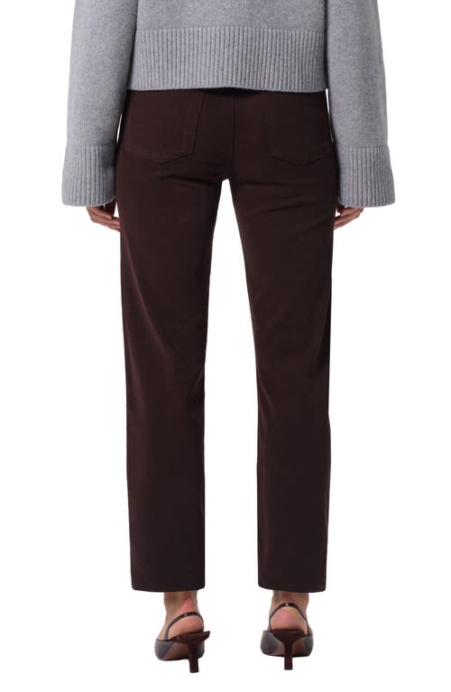 Citizen Of Humanity Citizens Of Humanity Caia High Waist Ankle Straight Leg Jeans In Brown