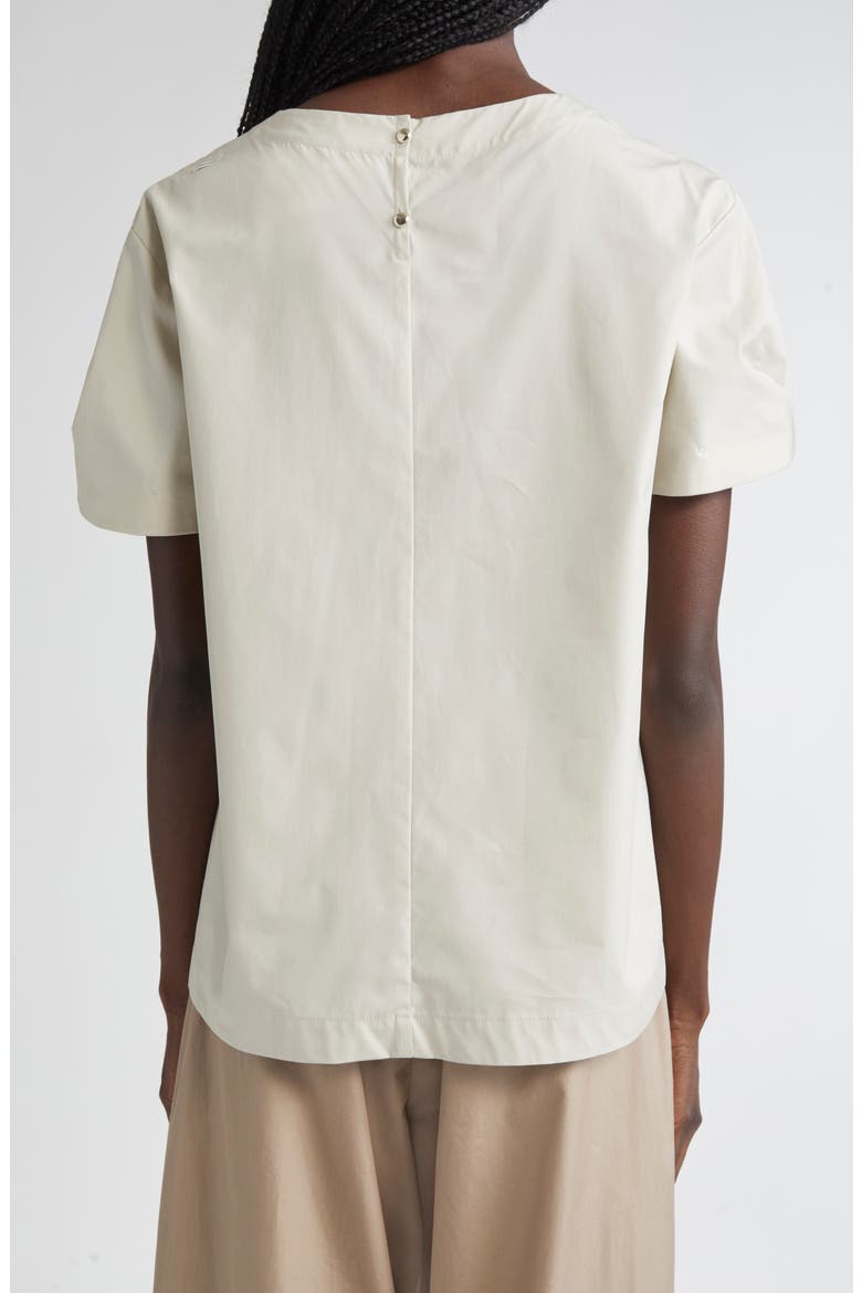 Dahlia Cotton Sateen Top, Alternate, color, SAND