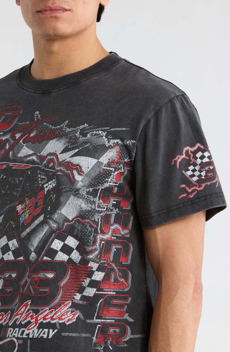 PacSun Pro Tour Vintage Cotton Graphic T-Shirt, Alternate, color, Black