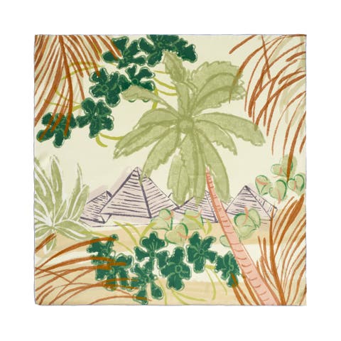 Little Dix Bay Large Silk Scarf