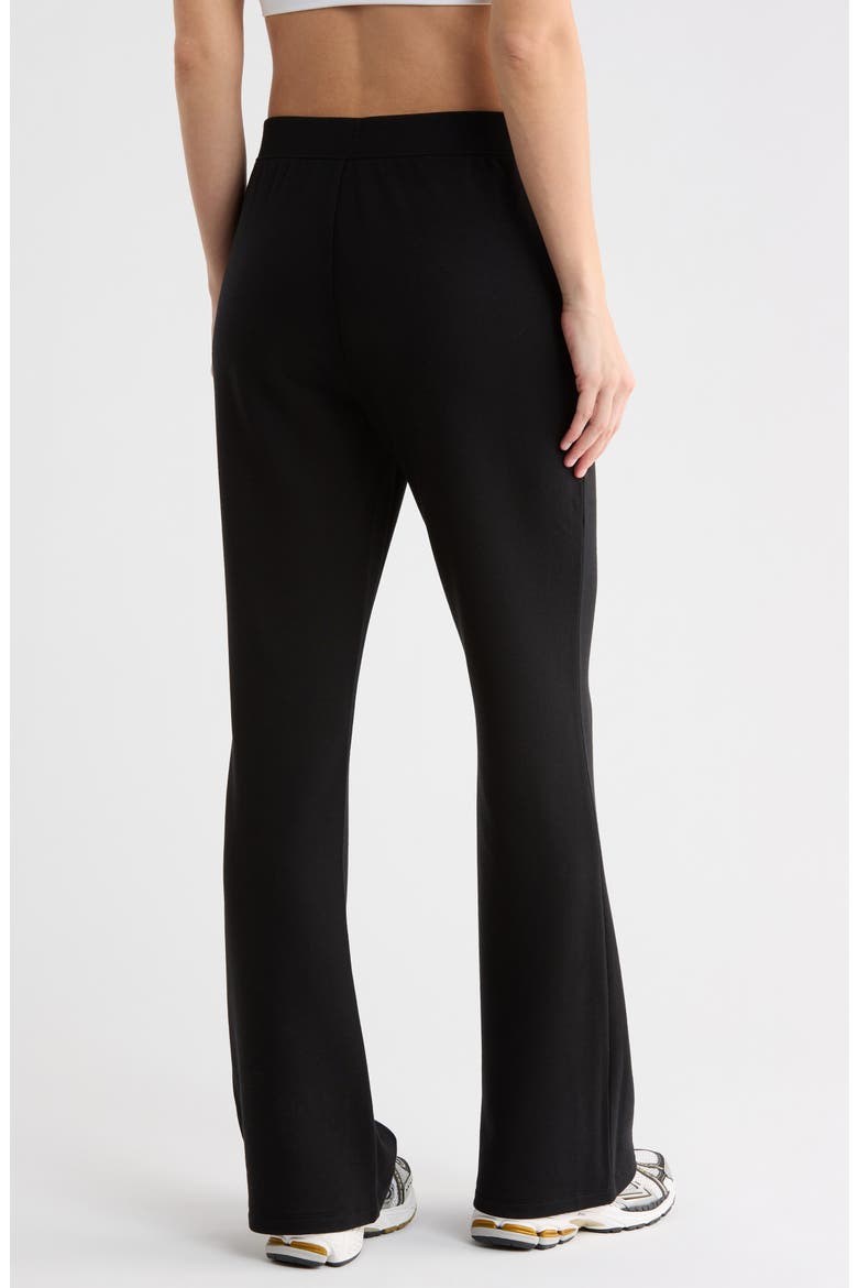 Cozy Whisper Flare Pants, Alternate, color, BLACK