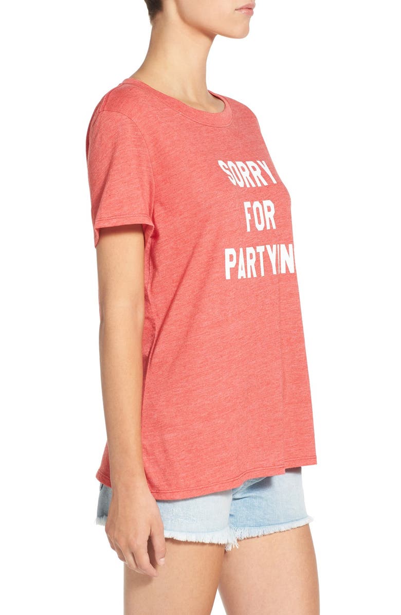 Sub_Urban Riot 'Sorry for Partying' Graphic Tee, Alternate, color,