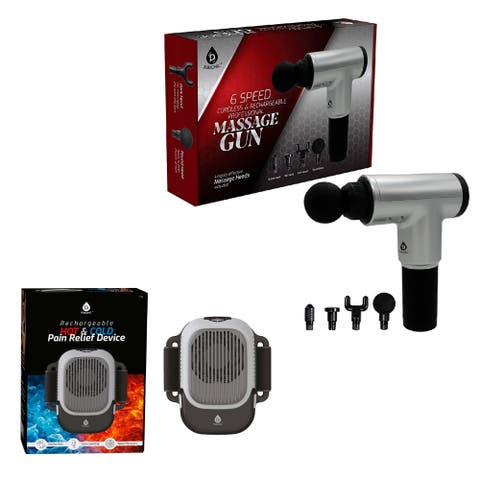 The Ultimate Muscle Recovery Duo Hot & Cold Massager + Deep Tissue Massage Gun