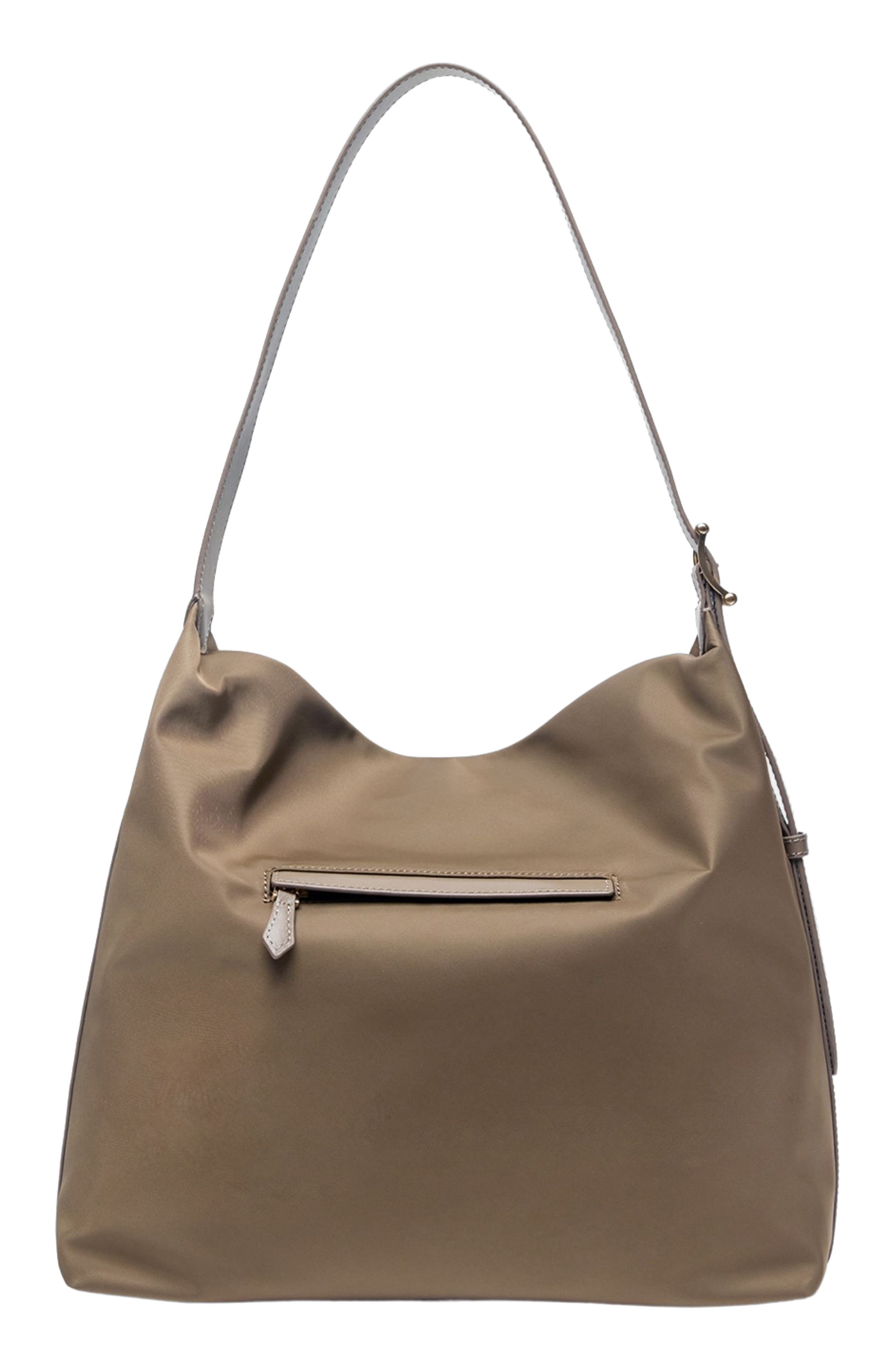 Oryany Sophia Nylon Shoulder Bag, Alternate, color, Dark Beige