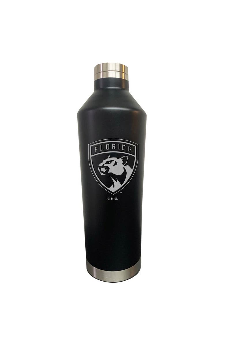 THE MEMORY COMPANY Black Florida Panthers 26oz. Primary Logo Water Bottle, Main, color, 