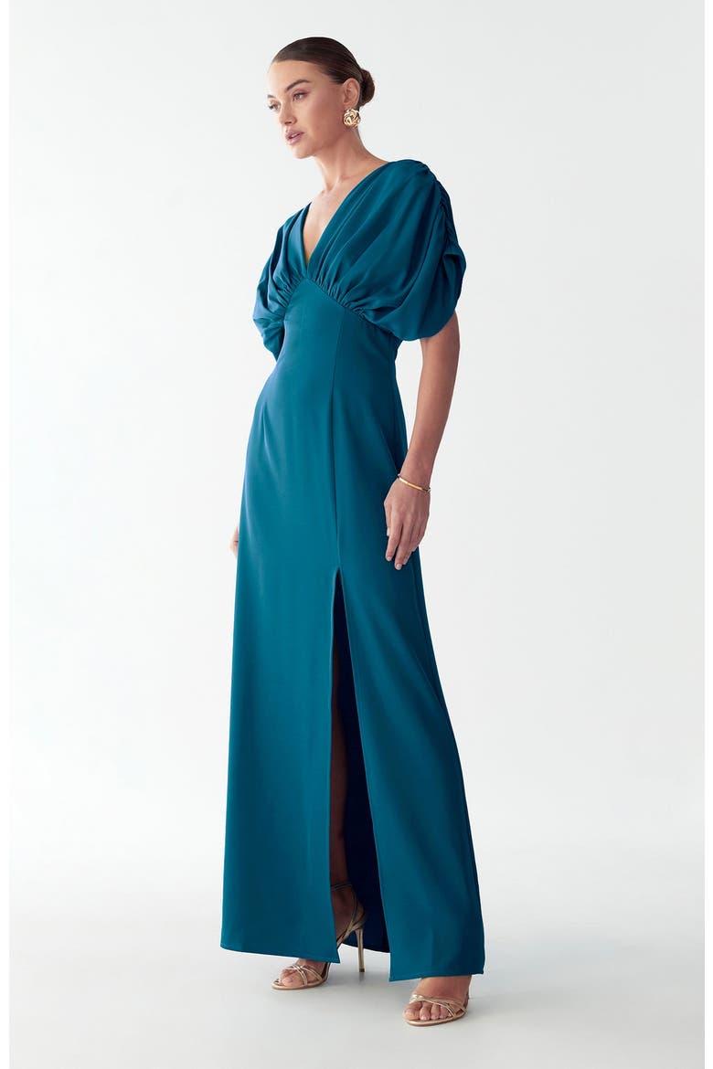 Laila Dress, Alternate, color, Teal