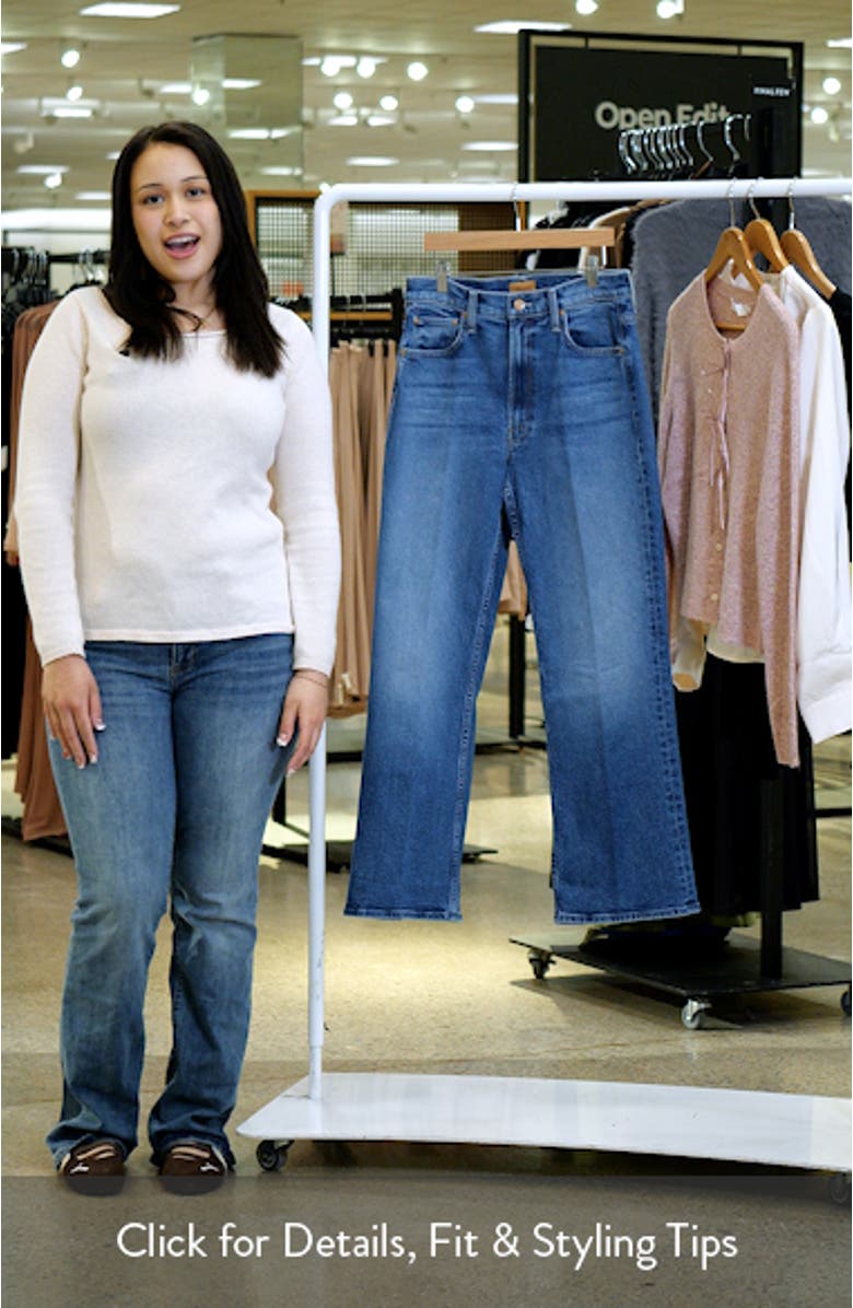 The Lil Bookie Sneak High Waist Bootcut Jeans, sales video thumbnail