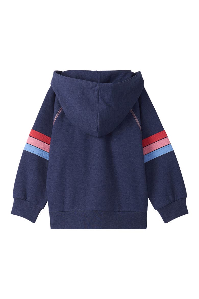 Kids' Patriot Zip Front Cotton Blend Hoodie, Alternate, color, PATRIOT BLUE
