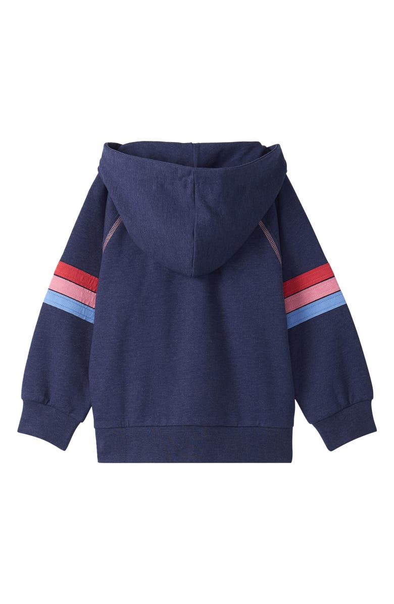 Hatley Kids' Patriot Zip Front Cotton Blend Hoodie, Alternate, color, Patriot Blue