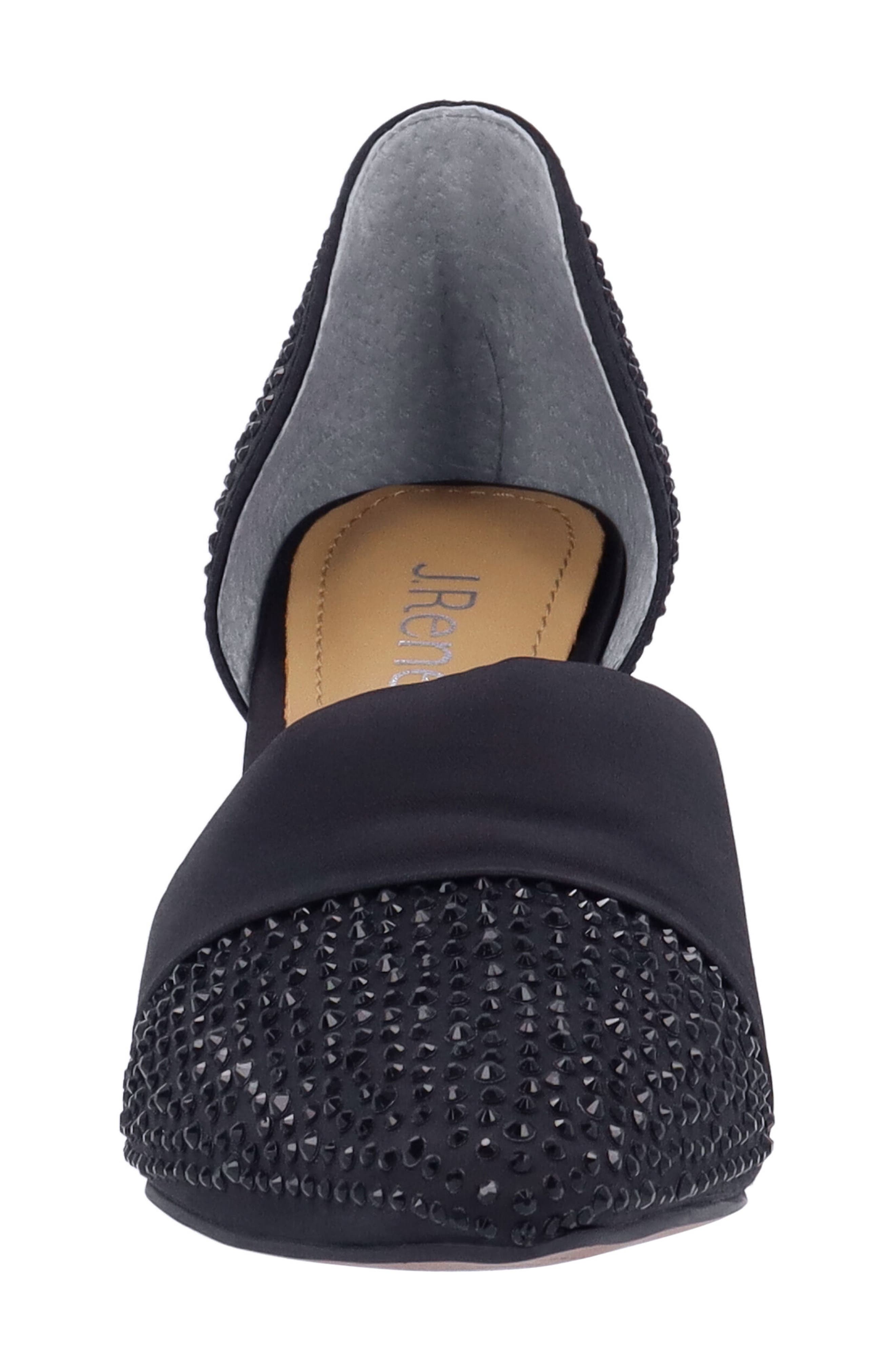 J. Reneé Kaleena d'Orsay Pointed Toe Pump, Alternate, color, Black