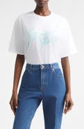 Balmain Brushstroke Paris Logo Graphic T-Shirt
