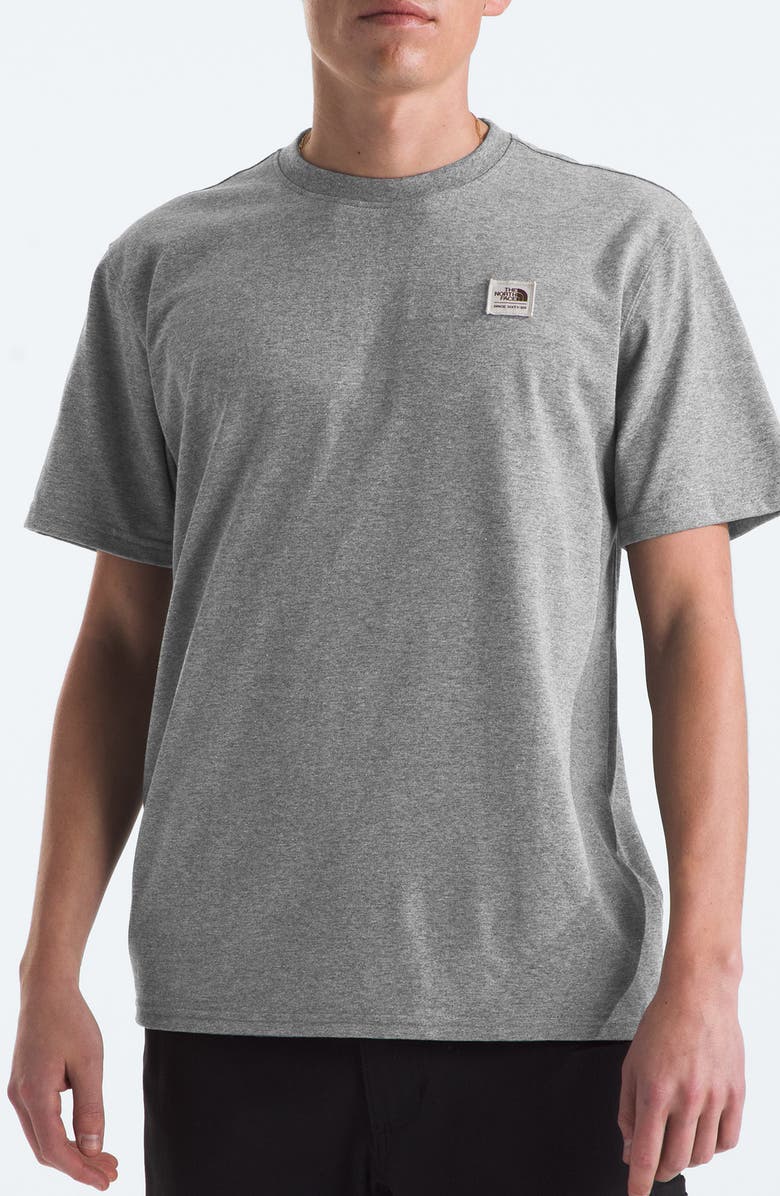 The North Face Heritage Patch Heathered T-Shirt, Main, color,