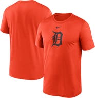 Nike Men's Nike  Orange Detroit Tigers Legend Fuse Large Logo Performance T-Shirt