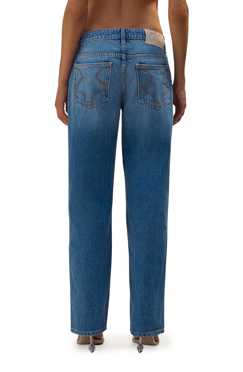 Cult Gaia Tamar Jeans, Alternate, color, Medium Stone Wash