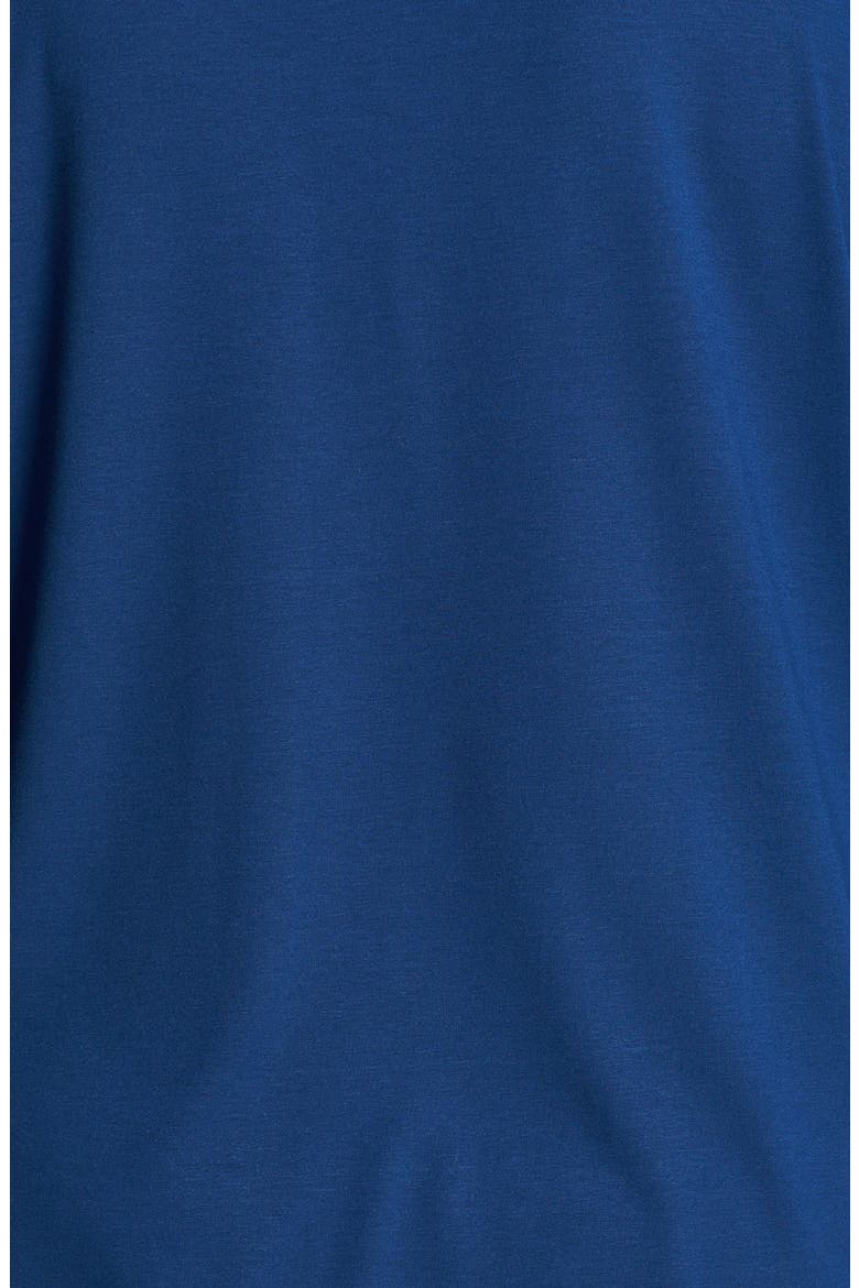 Ballet Neck Jersey Tee, Alternate, color, BLUE BONNET
