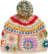 FRENCH KNOT Crochet Wool Hat