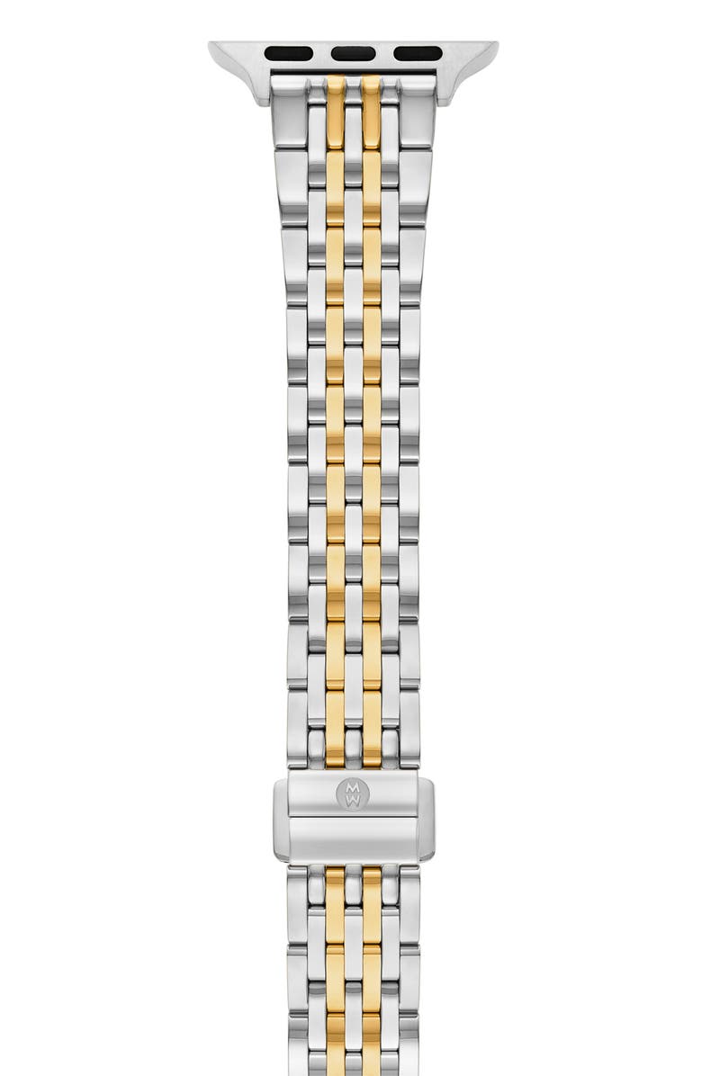 MICHELE Tapered Apple Watch<sup>®</sup> Bracelet Watchband, Main, color, Two Tone