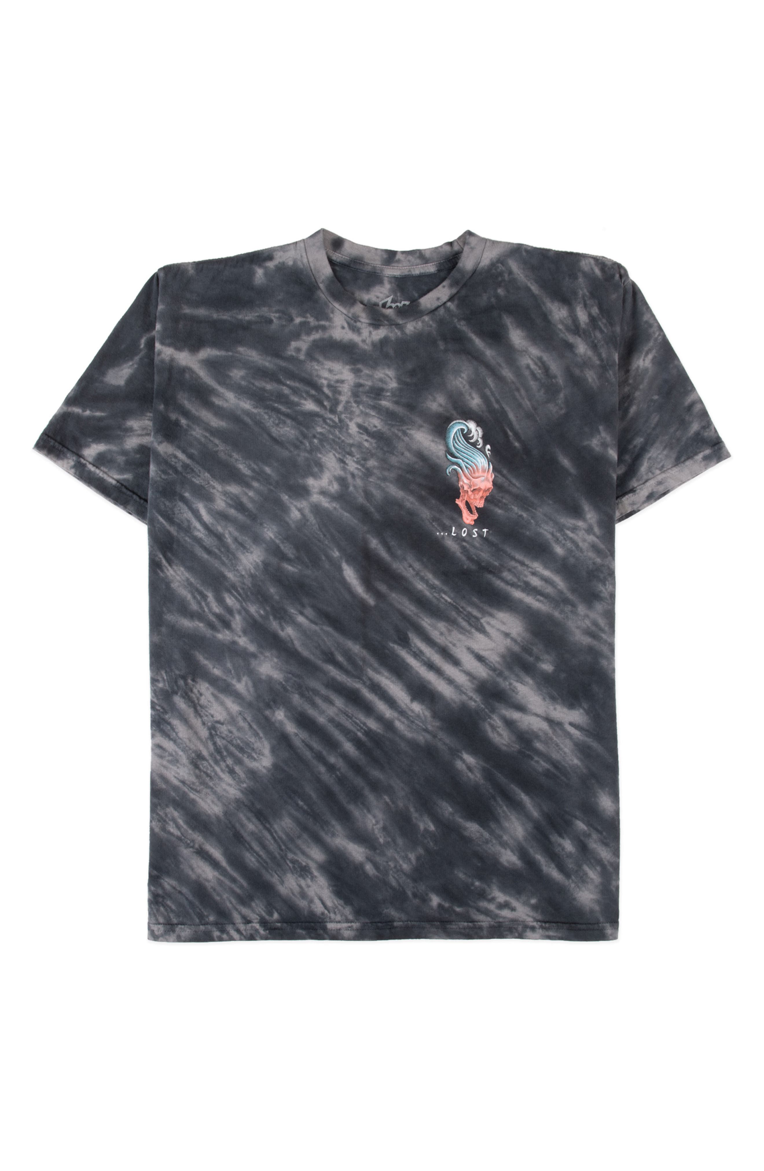 Lost Back Draft Hand Tie Dyed Graphic T-Shirt