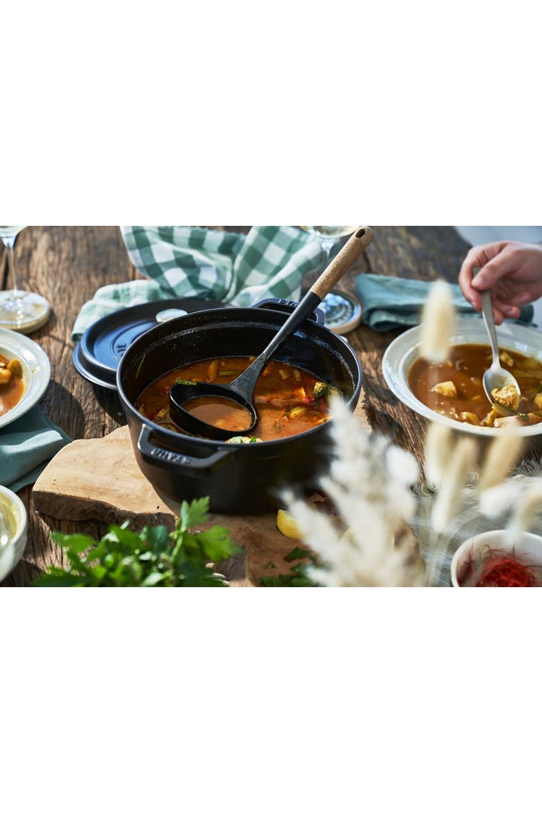 4-Quart Enameled Cast Iron Dutch Oven, Alternate, color, MATTE BLACK