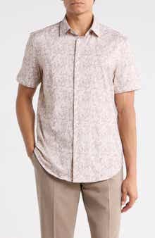 Bugatchi Short Sleeve Button Up Shirt