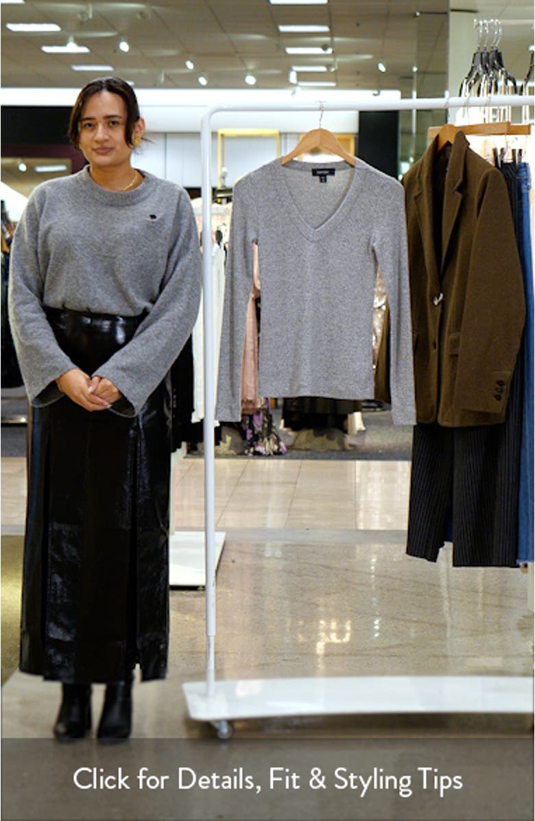 V-Neck Brushed Rib Top, sales video thumbnail