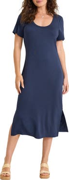 Tommy Bahama Drapey Ponte Midi Dress