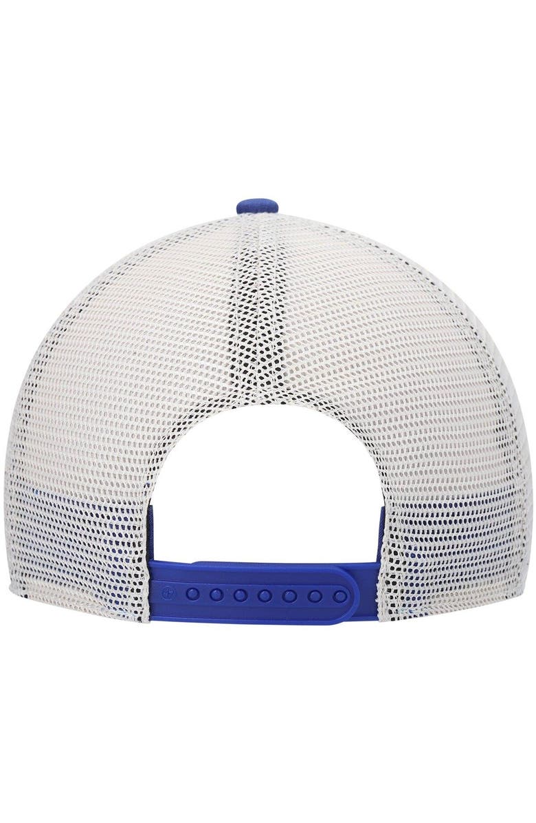 '47 Men's '47 Royal Los Angeles Dodgers Penwald Clean Up Trucker Snapback Hat, Alternate, color, 