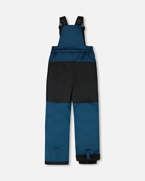 Deux Par Deux Boy Two-piece Discover Snowsuit In Blue