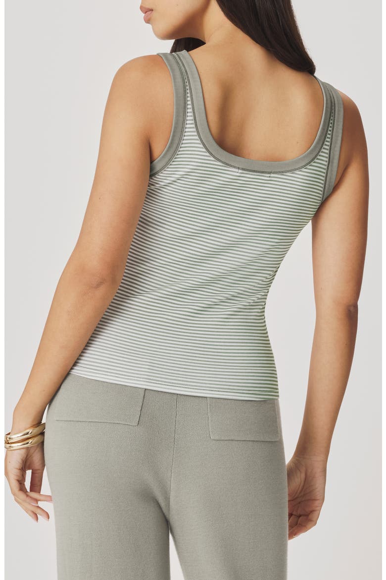 Josie Stripe Tank, Alternate, color, EUCALYPTUS GREEN/ WHITE