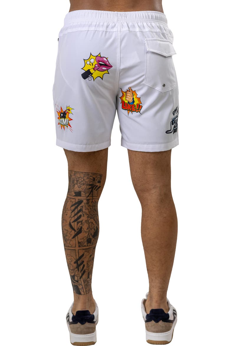 Martyr Swim Trunks, Alternate, color, WHITE