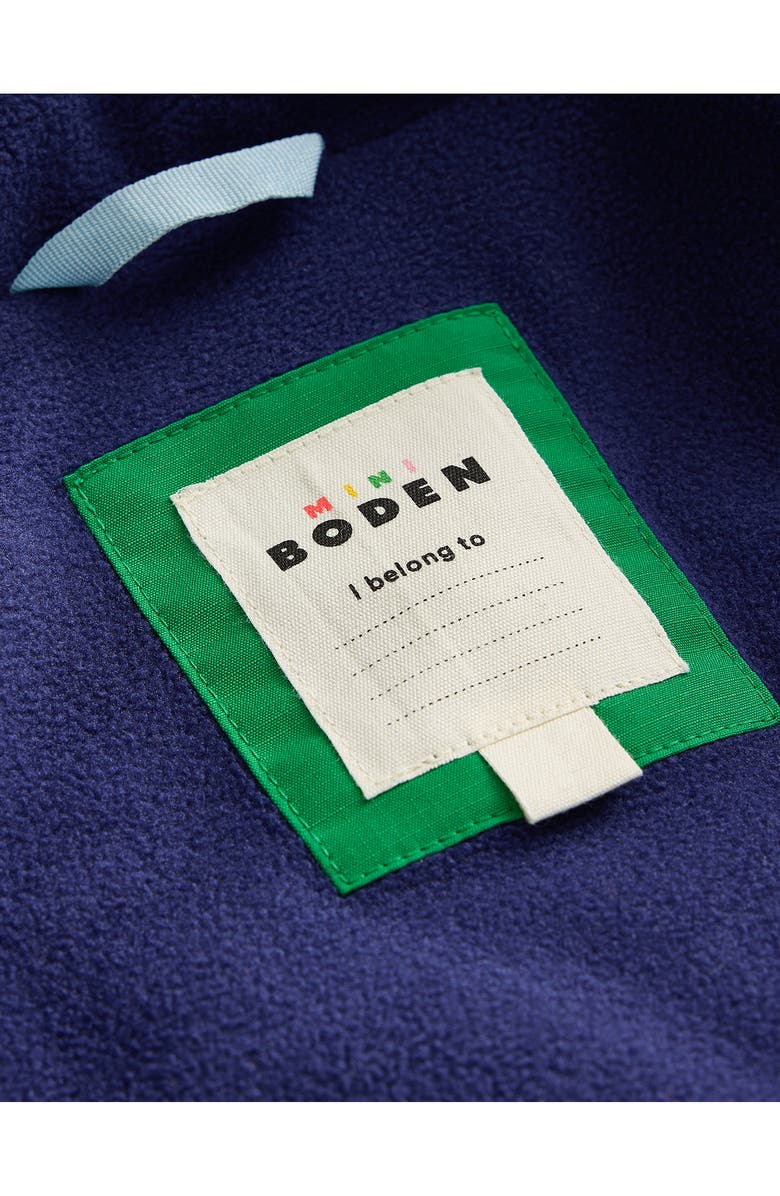 Mini Boden Kids' Fleece Lined Padded Coat, Alternate, color, 