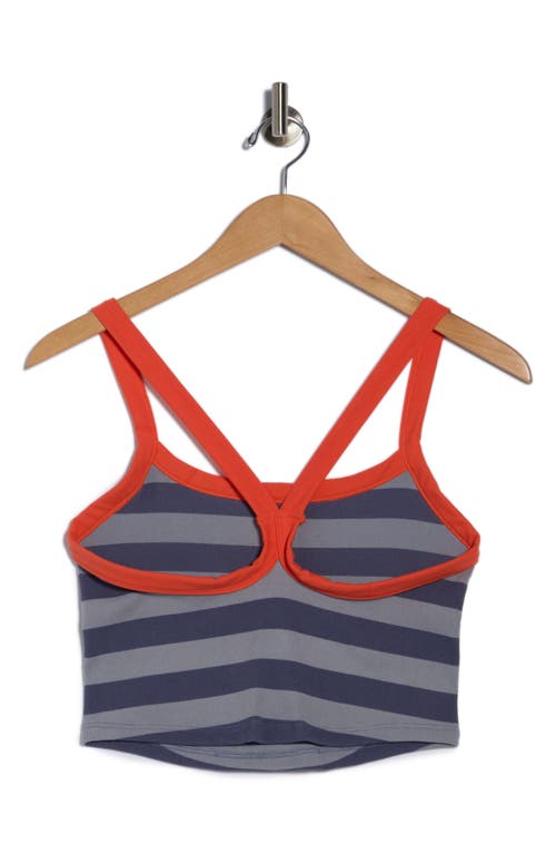 Free People Fp Movement All Clear Stripe Camisole In Blue