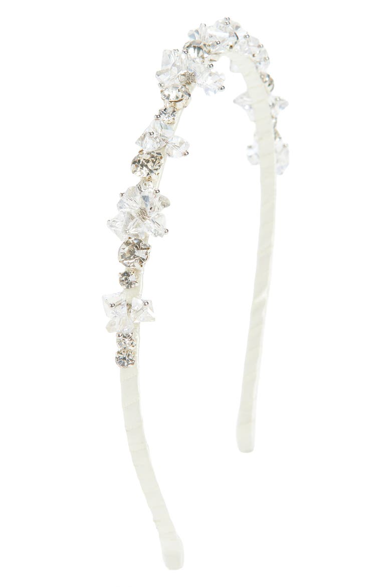 Kids' Embellished Headband, Main, color, WHITE COMBO