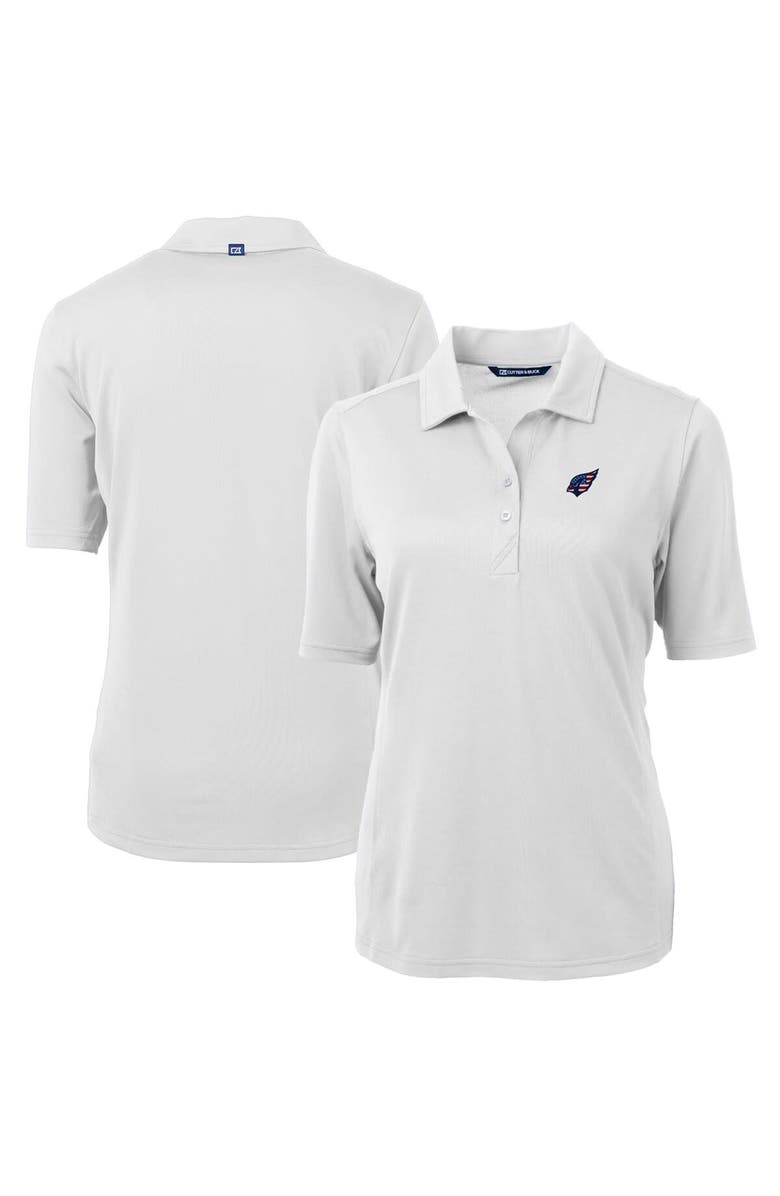 Cutter & Buck Women's Cutter & Buck White Arizona Cardinals Americana Virtue Eco Pique Recycled Polo, Main, color, 