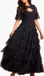 Needle & Thread Aviana Short Sleeve Gown