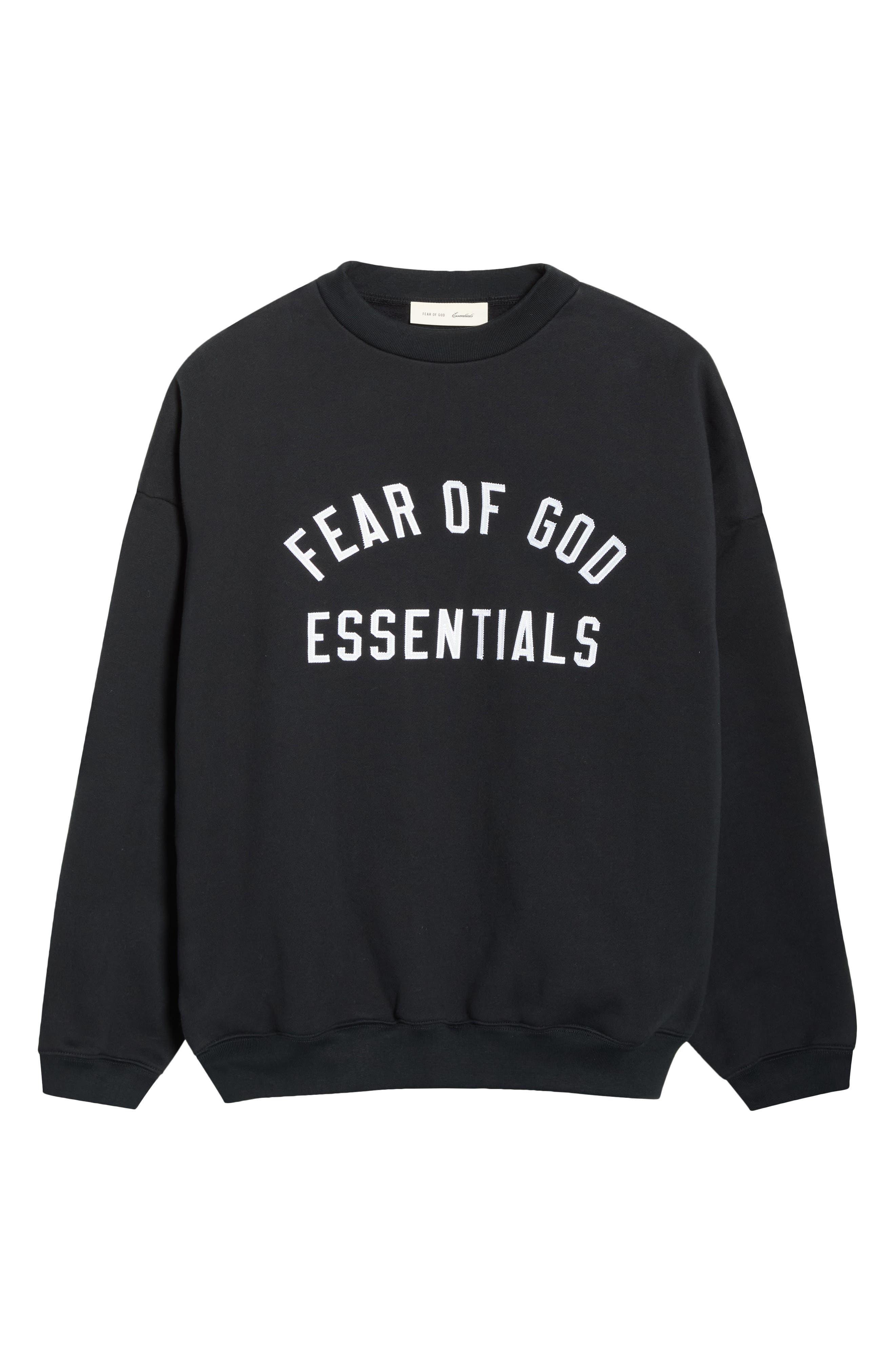 Fear of God Essentials '90s Fit Fleece Crewneck Sweatshirt (Men