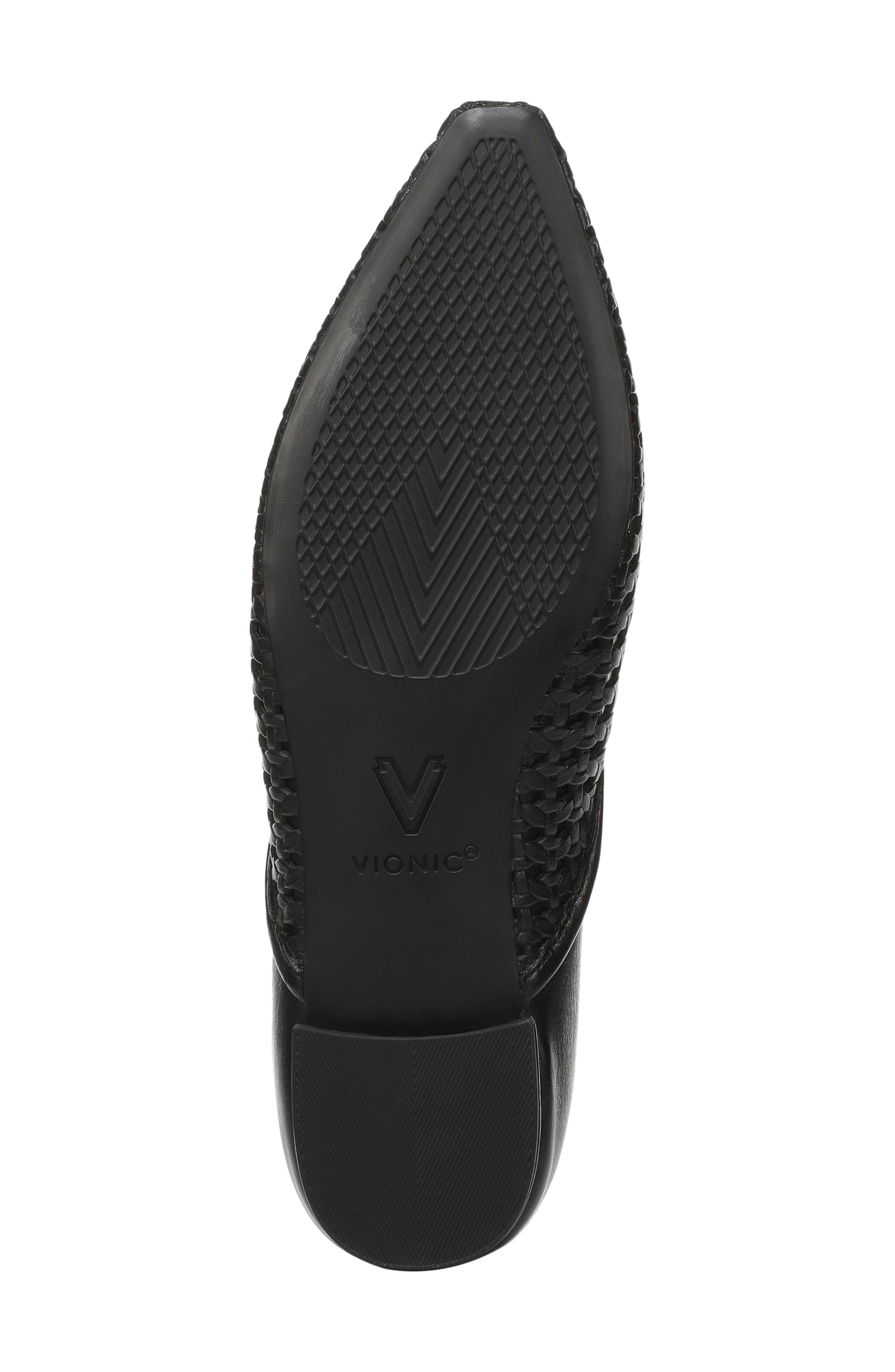 Vionic Gracia Flat, Alternate, color, Black Woven