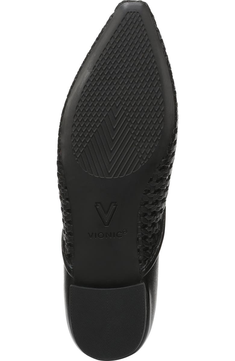 Vionic Gracia Flat, Alternate, color, Black Woven