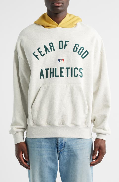 MLB Athletics Sport Fit Cotton Graphic Hoodie